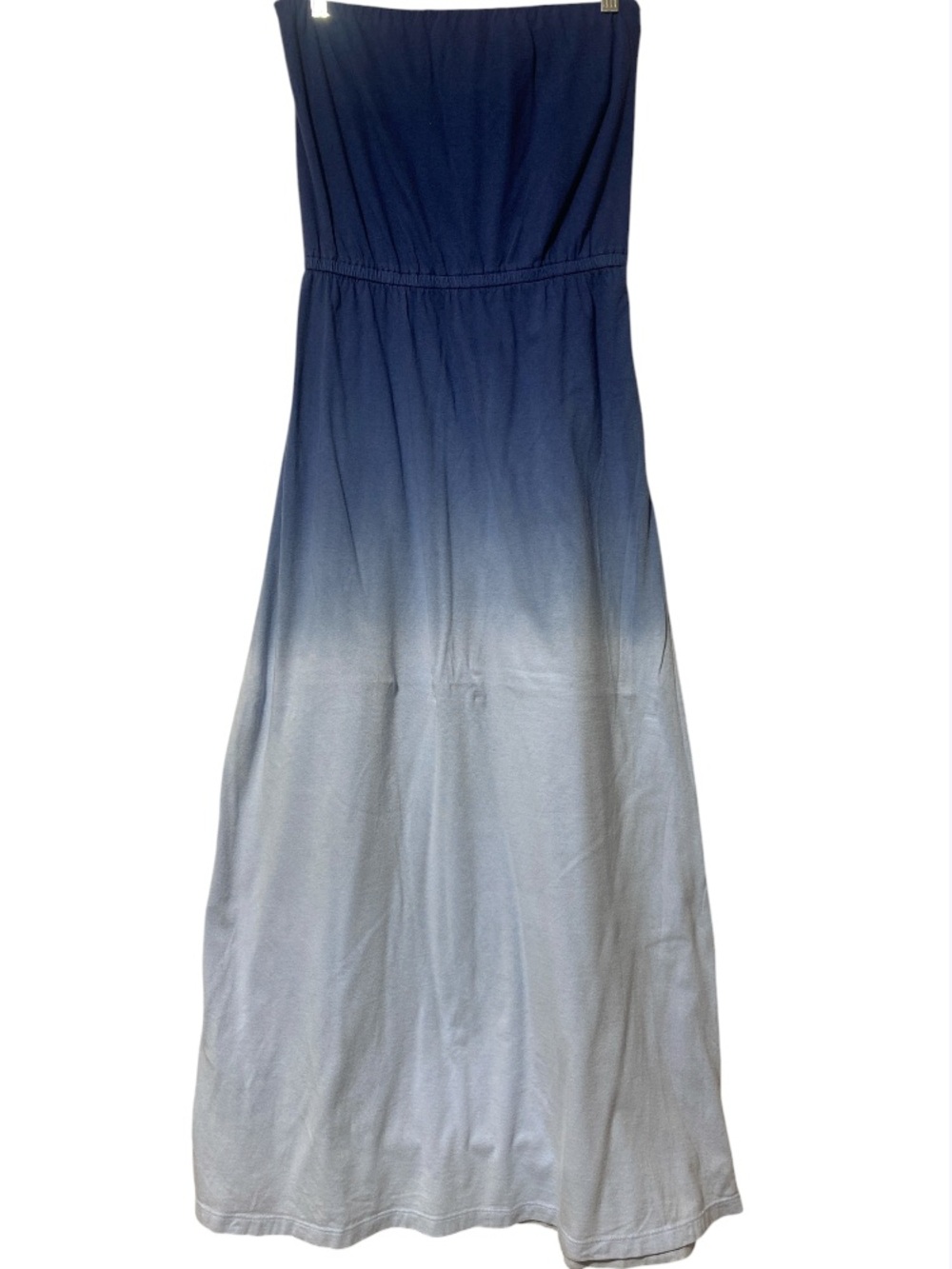 GAP Strapless Blue Maxi Dress